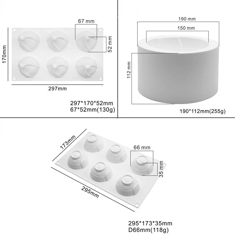 DIY Vánoční forma na dort Vánoční čepice Roztomilá forma na pečení svačinek 3D Třísložková forma na pěnu Pečicí náčiní