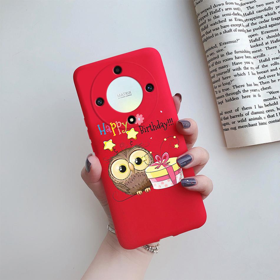 Case For Honor X9a X9b 5G Cover Silicone Soft Fashion Flower Back Shell Coque For Honor X9a X9b X9 a X 9 B 2023 Phone Case Funda