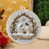 Christmas Embroidery Kit Nativity Embroidery Patterns Kit Christmas Decor Embroidery Starters Kit with Hoop Easy Thread Needle