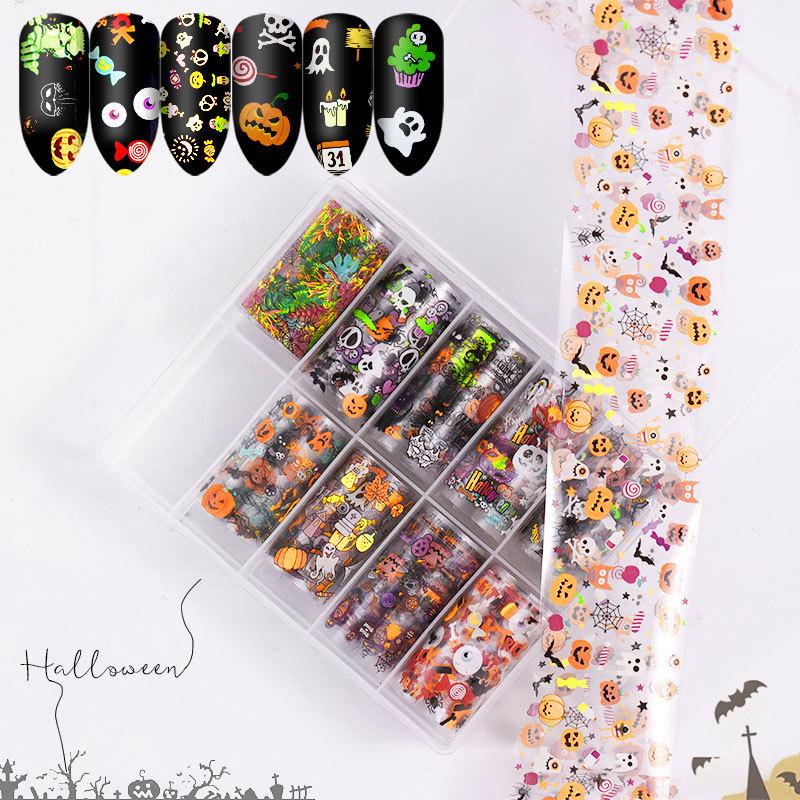Nail Halloween Nail Art Star Sticker Set Nail Sticker Transfer Paper Christmas Nail Sticker