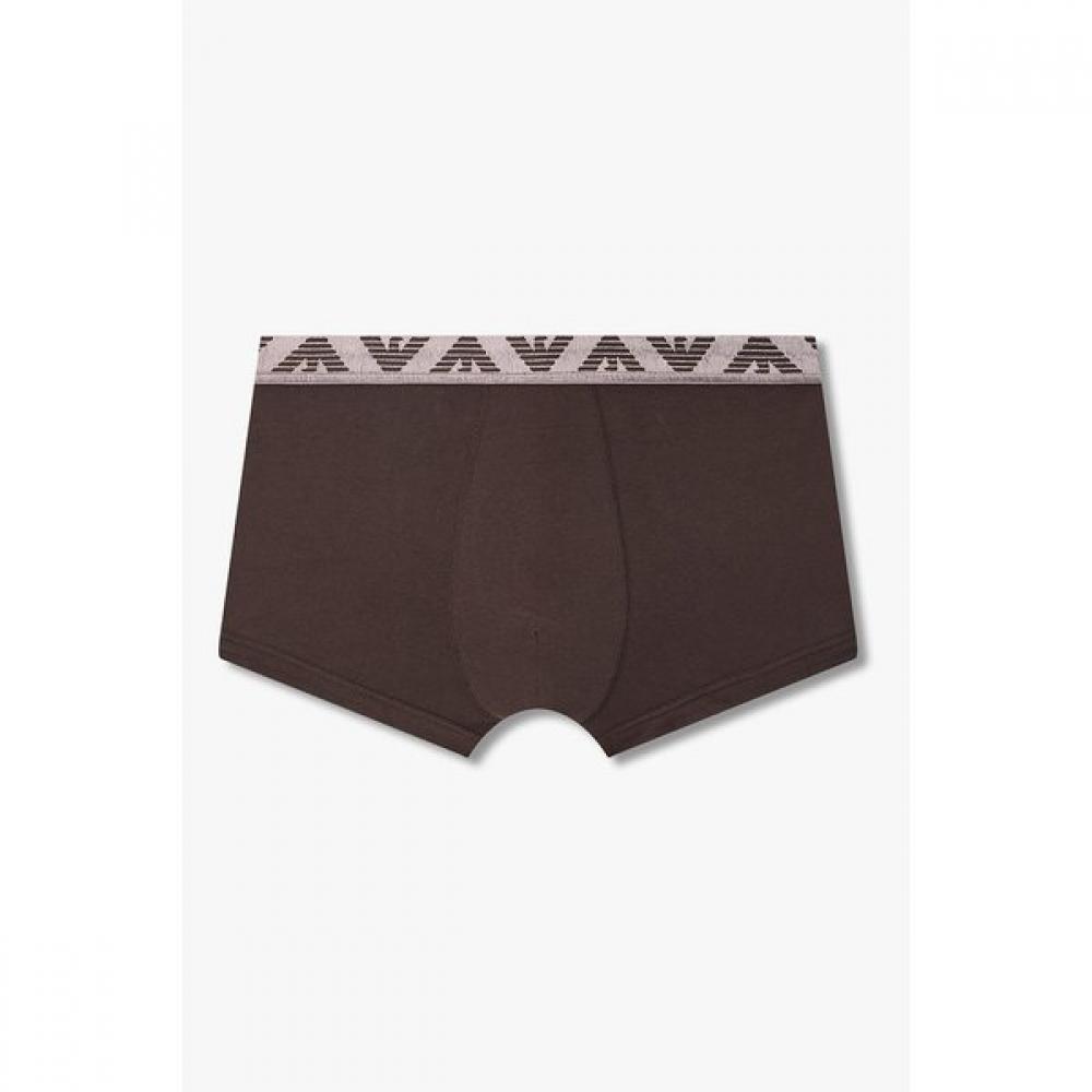 

Emporio Armani Men S gloSSy Two Tone Logo drawerS 0816112060 S(95)