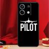Coque de téléphone Pilote d'avion Pour Xiaomi Redmi Note 13 Pro 12 10 9 8 11 Pro 12S 11S 10S 9S 10A 9C 10C 12C 13C
