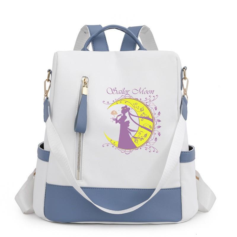 Segelmond-inspiriertes Damen-Oxford-Nylon-Rucksack für Reisen, Schule, Streetwear, Freizeit