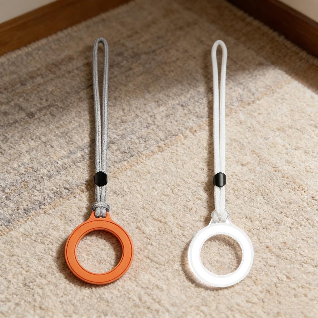2pcs Magnetic Cell Phone Lanyard With Strap Fashion Protective Cover Anti-Lost Keychain Case