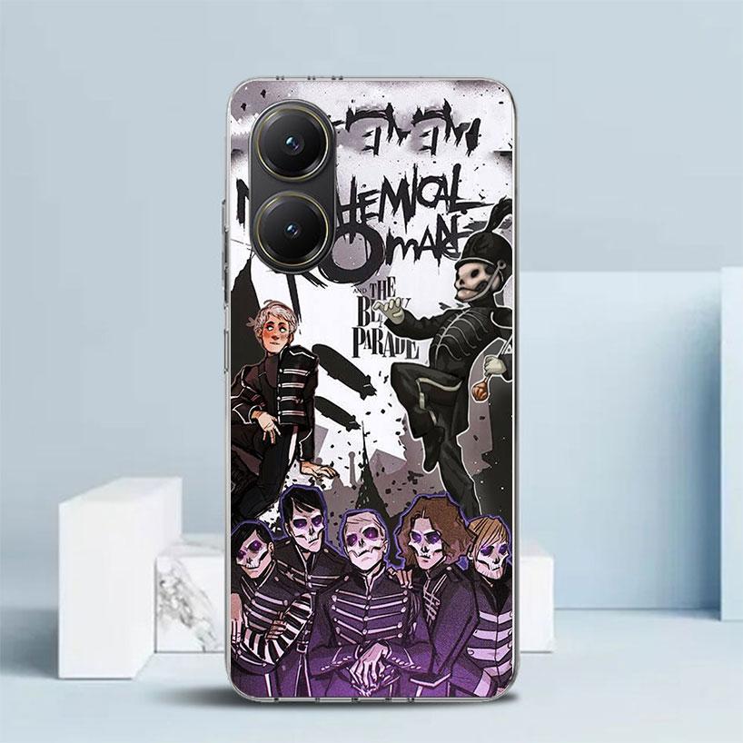 My Chemical Romance MCR Soft Cover for Xiaomi Poco F7 Ultra X7 X6 X5 Pro M7 Phone Case Redmi 15 15C 13 13C 12 12C 10 10C Print S