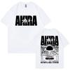 Japanese Science Fiction Cartoon Movie Anime Akira Shotaro Kaneda Graphic T Shirt Unisex Women Fashion Vintage Oversized T-shirts