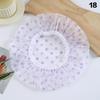 Hair Bonnet For Women Ladies Spa Salon Home Travel Use Flower Pattern Double Layer Shower Cap Waterproof Reusable Printed Bath