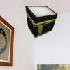 Adesivo de Canto para Parede com Ilusão Ótica 3D Simulação de Visão Islâmica Decalque de Parede Removível Autoadesivo Arte de Parede para Sala de Estar Quarto