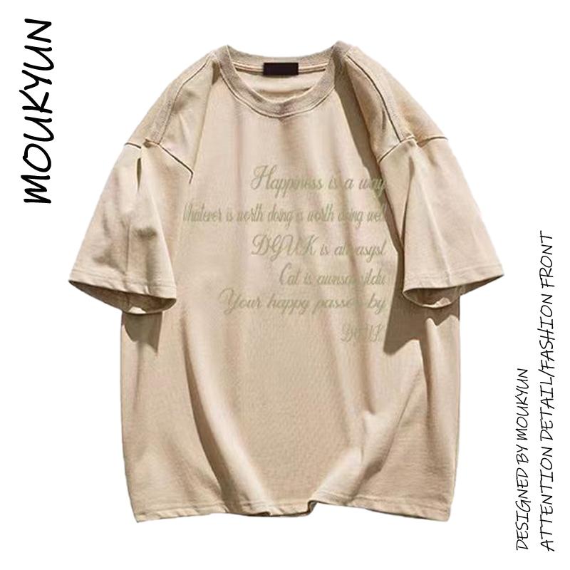 

MOUKYUN Harajuku, простой тренд, женские топы с короткими рукавами в стиле хип-хоп 2000-х годов, винтажная одежда, осень-лето, черная элегантная футболка в стиле панк