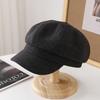 Winter Beret for Women - Cold-Proof Painter Style Hat, Thickened Octagonal Newsboy Cap, Vintage Warm Keep Winter Headwear New