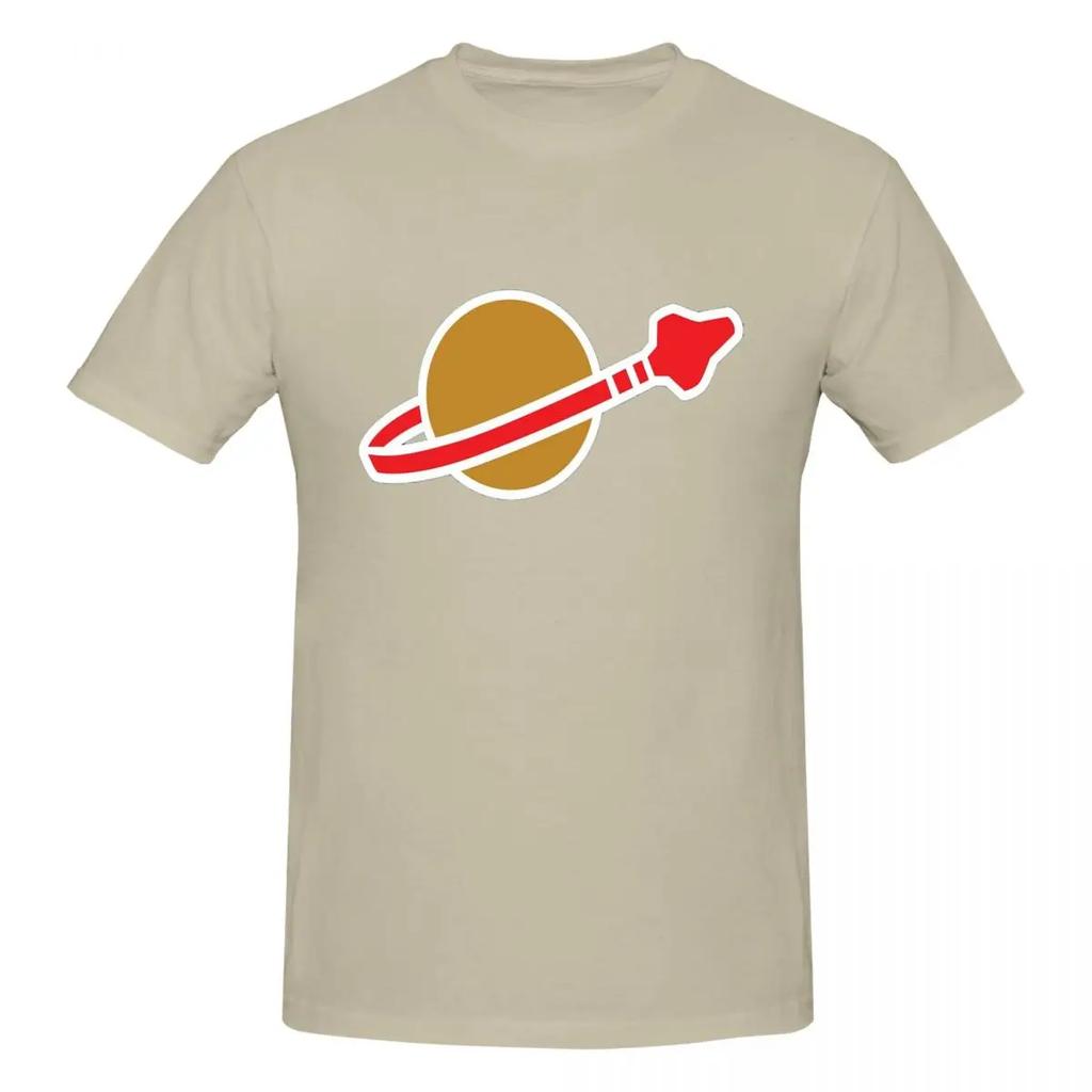 Classic Space Logo T-shirt Male Classic T Shirts Men Round Neck Short Sleeve S-6XL