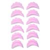 Libeauty Eyelash Perm Pads, Lash Lift Shields, Eye-Open Eyelash Perm Curler, Reusable Eyelash Pad Lifting Rods, Pro & Beginner Level, 12 Pieces (Pink)