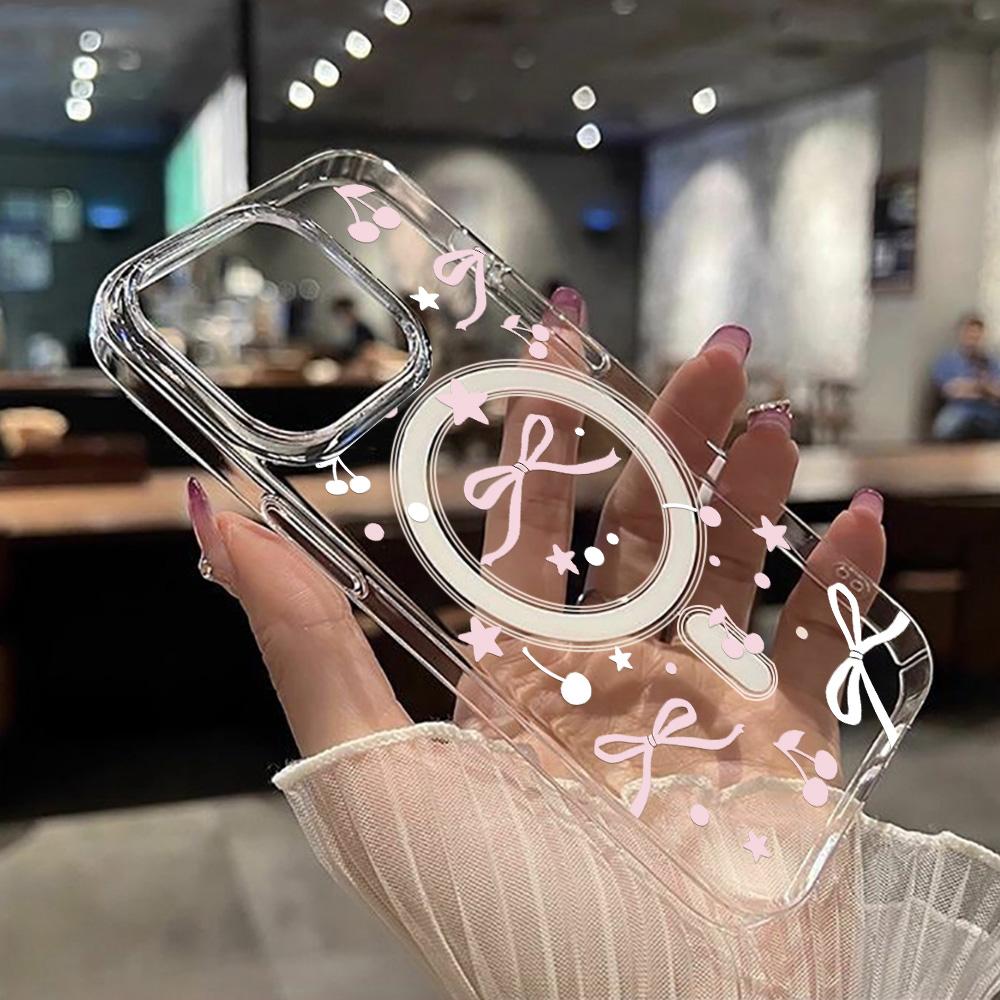 Magnetic Phone Case for iPhone 12 14 16 17 Pro 17 16 15 14 13 12 Pro Max  12 13 14 15  16 High Quality Shockproof Shell Full Protection Cute Style