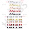 3D Metal Ibiza Emblem Car Rear Trunk Stickers Auto Body Decal Badge For Ibiza Letter Logo Decal Stickers Car Styling Accessories