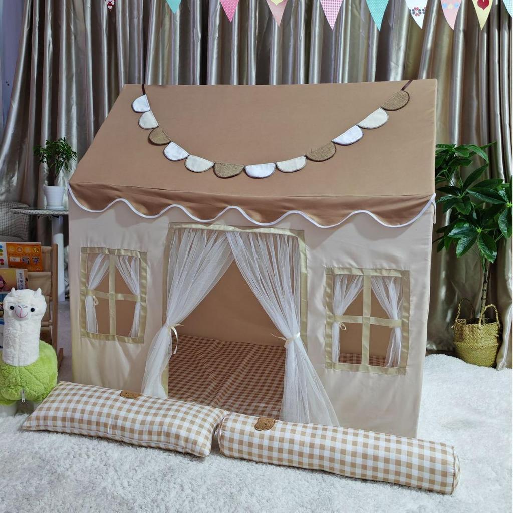 Child's Indoor Playhouse Tent - Kids' Round Castle Gift