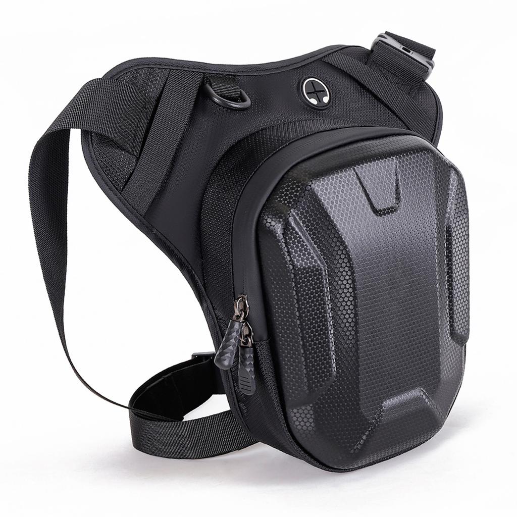 Motorcycle Leg Bag for Riding Hardshell Rainproof Reflective Waist Bag Sports Sling Bag Knight Motor