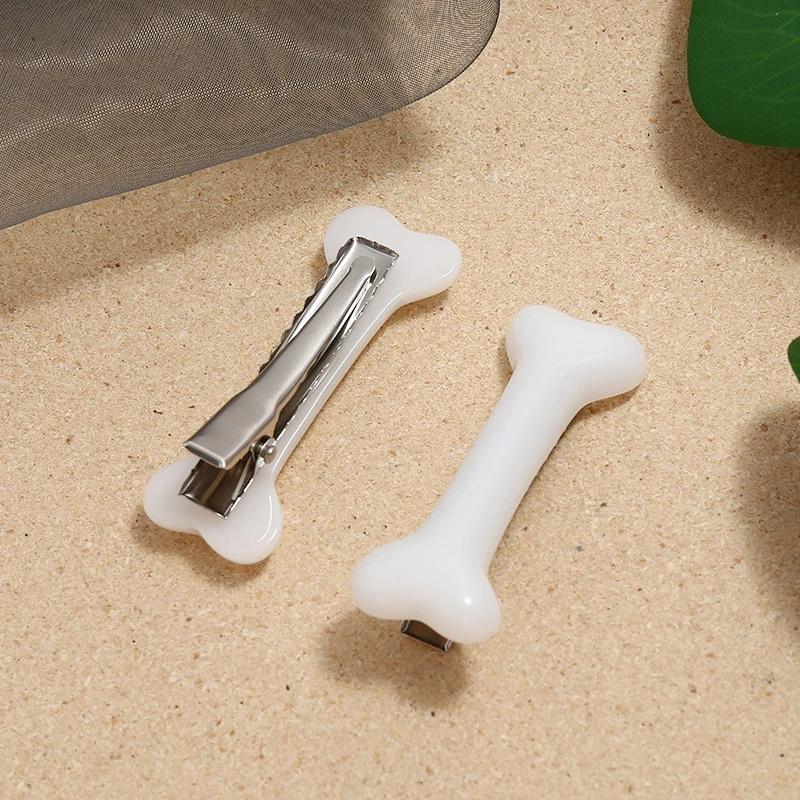 New Dog Hairpin Puppy Kitten Bone Hair Clips Cute Duckbill Clip Pet Hair Accessories Pet Hair Grooming Dog Accessories