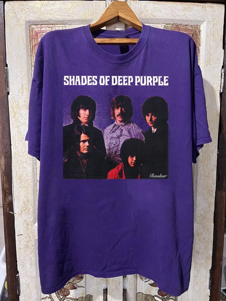 

Shades Of Deep Purple Band T Shirt Full Size S5XL Unisex T-Shirt XL