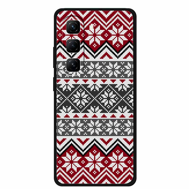 

Для Infinix Для Infinix Hot 60 Pro Мінімалістичний Технологічний Стиль Чорний М який Силіконовий Чохол-Бампер Захисний Ударостійкий Fundas For Hot 60 Pro