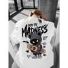 Hot Selling Fashionable Men's Cartoon Letter Printed Comfortable and Breathable Round Neck T-shirt Outdoor Street Style Top