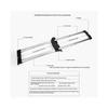 51cm Travel Luggage Telescopic Handle Replacement Parts Luggage Trolley G003 20 Inch Tool Box Troll jn
