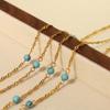 Bohemian Necklace Accessories Women'S Autumn Sea Waves 316 Blue Turquoise Simple Fashion