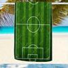 Asciugamano da Spiaggia Asciugatura Rapida Campo da Calcio, Microfibra Morbida per Spiaggia Piscina Sport Regalo