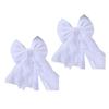 Pack of 2 Lace Bows Curtain Tiebacks Delicate and Sweet Color Ribbon Holders for Living Room Bedroom Curtains