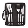Household Outdoor Stainless Steel Barbecue Tool Combination Set BBQ Bag Packaging Barbecue Tools Kitchen Tools