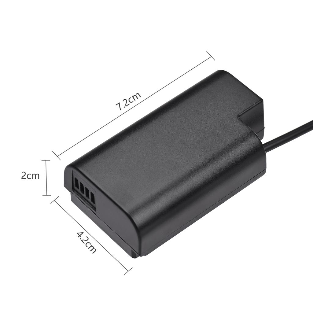 PD USB TypeC Cable To DMWDCC16 Dummy Battery DC Coupler DMWBLJ31 Replacement for Panasonic LUMIX