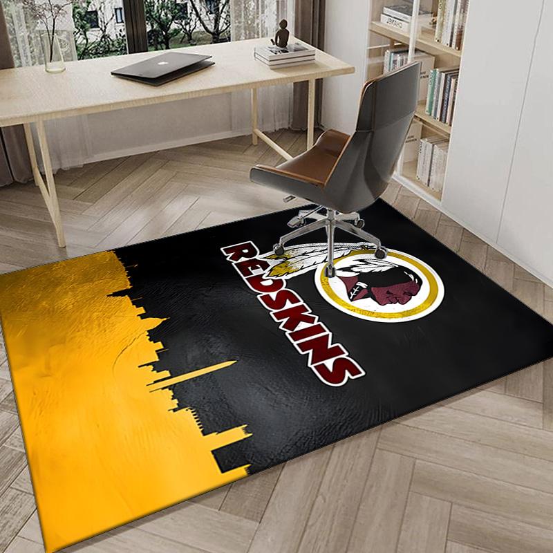 Washington Redskins Area Rug for Office, Chair Rug, Decorative Carpet Livingroom Mat, Large Size Fan gifts Christmas gifts