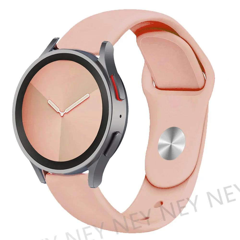 Silicone Strap For Samsung Galaxy Watch 6/5/5 pro/4/Classic/Active 2/Gear S3 20mm 22mm Sport Bracelet Huawei GT 2/e/3/4 Pro Band