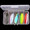 5 Pcs /box Sequined Spoon Lure for Fishing Baits, Sea Lures Tool, Wobblers Spinner,  5G, 7g, 10g, 14g, 18g, 20g,