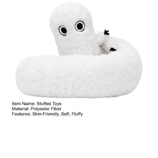 Wizard Hat Workshop Plush Toy, Soft Stuffed Animal Doll & Throw Pillow, Cuddly Character Plushie with Big Round Eyes, Gift for Kids, Teens, Anime Fans