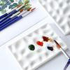 Easy Clean Children's Painting Palette Painting Dish Reusing Ceramic Color Mixing Tray Art Tool For Home School Use