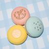 Latex Macaron Dog Chew Toy with Squeaker Puppy Teething Cleaning Interactive Toy for Small Medium Large Breed