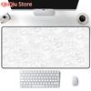 Big Art Mousepad White Black Desk Protector Pad On The Table Pads Computer Mat Xxl Mouse Pad Extended Pad Deskmat Office Carpet
