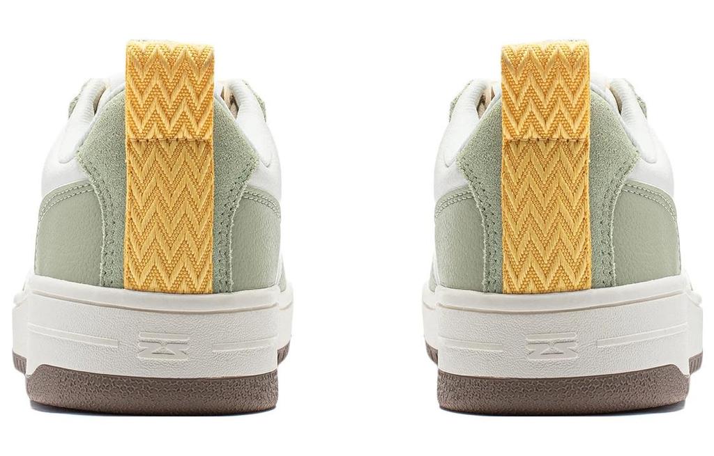Li Ning Star Candy Slip Resistant Cushioning Low top Skateboard Shoes Women's Green White AGCT472-3