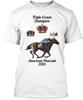 Camiseta American Pharoah Campeão da Tríplice Coroa Feita nos EUA Tamanho P a 5GG