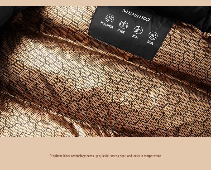 Damska Zimowa Długa Kurtka Puchowa - Za Kolano, Z Kapturem, Gruba, Ultra Ciepła, 95% Białego Puchu Kaczkowego (400g)