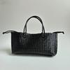 Elegante Bolso Tote Oversize para Mujer de Cuero PU Cruzado al Hombro con Bolsillo con Cremallera Diseño Minimalista Urbano Diario