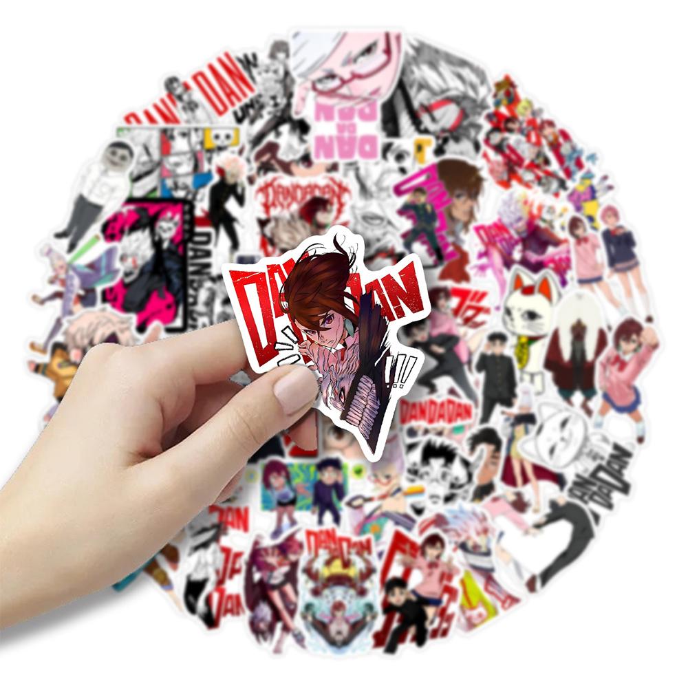 10/30/50pcs Japan Cartoon Momo Ayase DANDADAN Stickers Cool Anime Decals Waterproof DIY Luggage Phone Helmet Manga Sticker Toys