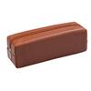 Penneetui Faux Skinn Blyantveske Organizer Liten Glidelås Pennepose Multifunksjonell Kosmetikkveske for Arbeid Reise
