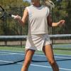 Women's Fashionable Casual Fitness Color,Block Split,Front ,Exposure Tank Top Set