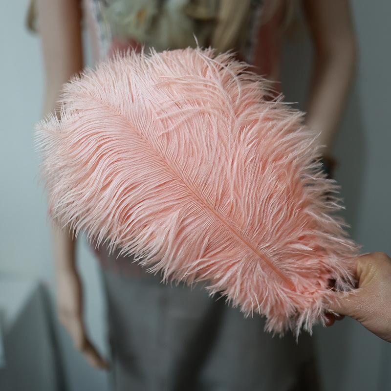 Ostrich Feathers 30-35Cm Wedding Road Guide Table Flower Ornament Ostrich Hair Decorative Clothing Accessories Diy