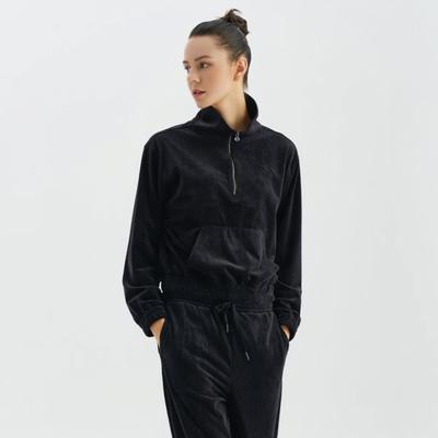 HuiT SofT Corduroy Half Zip T shirT hTwTp3l10T