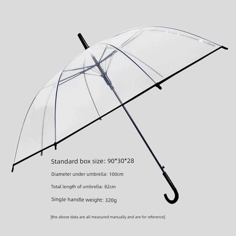 2026 New Model Transparent Umbrella, Fully Automatic, Compact and Portable, Stylish for Girls, Suitable for Car Use and Students Going To School