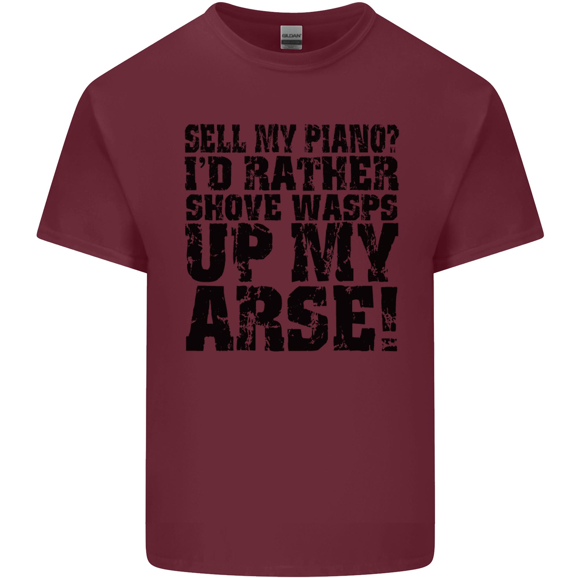 Sell My Piano Funny Pianist Player Music Unisexs Light Cotton TShirt S