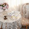 Polyester Tulle Table Runner 70x300CM Sheer Table Cover Floral Table Runner  For Table Decoration