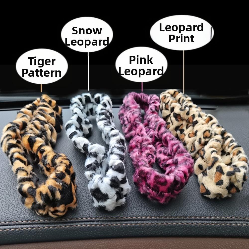 Highly Elastic Rear View Mirror Cover Elastic Design Plush Mirror Cover  For Car Interior Decor